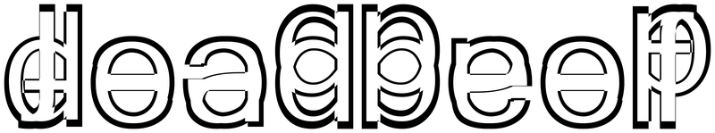 Ambigram for deadbeef in Micross